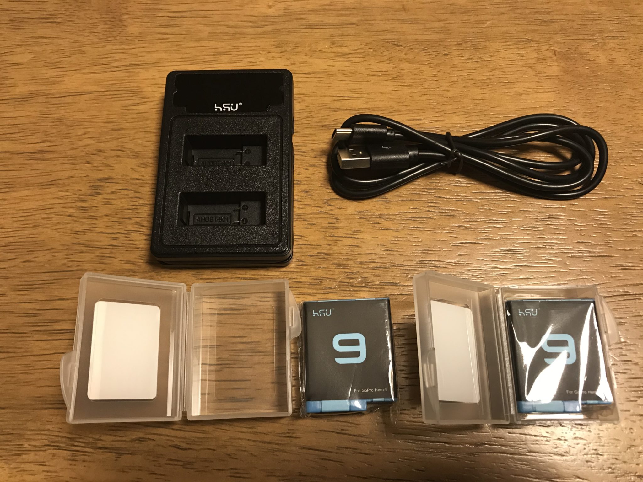 GoProHERO9の互換バッテリー2個と充電器のセットがお買い得！ | TROUT.BLUE